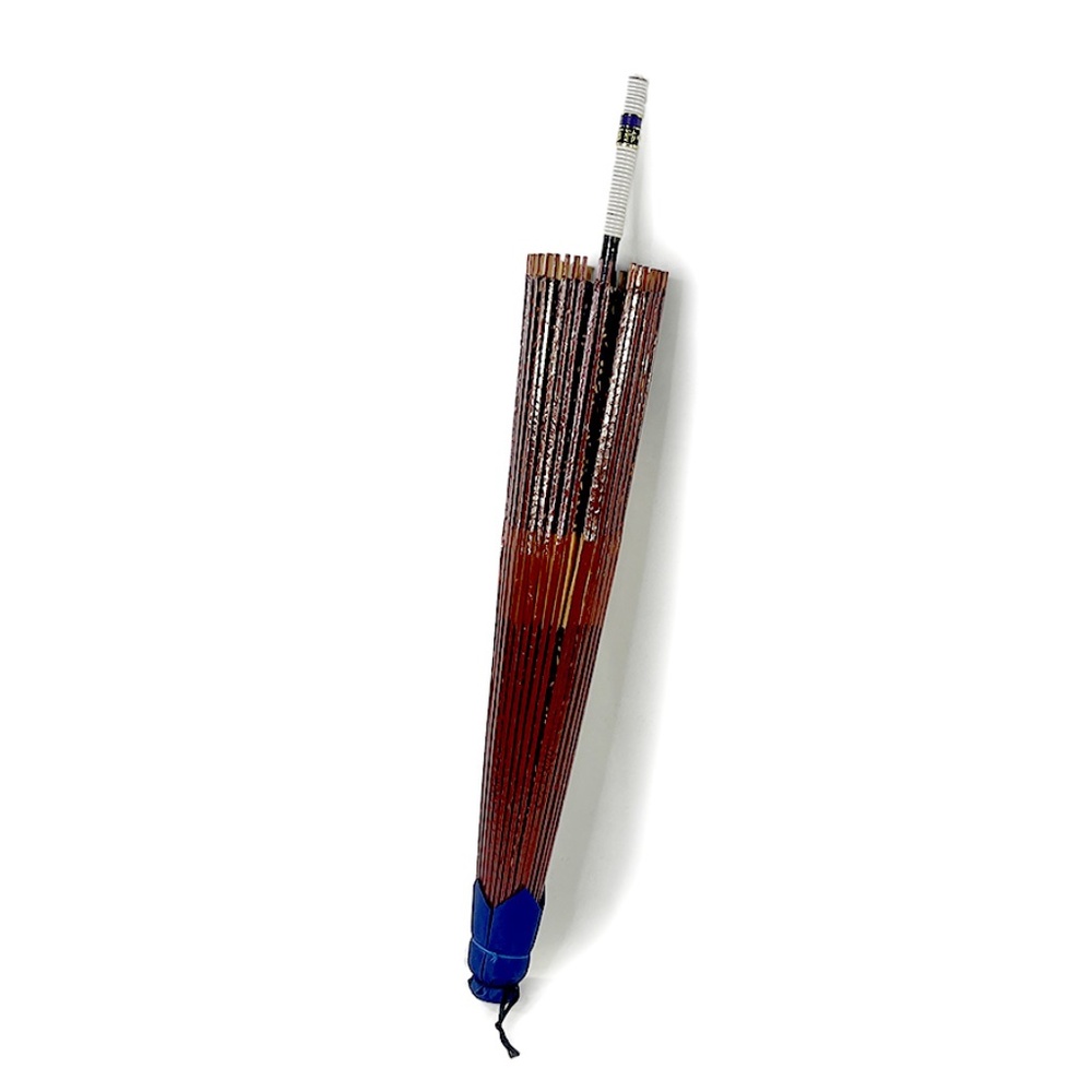 Vintage Japanese Wagasa Purple Paper Umbrella - Picture 6 of 6